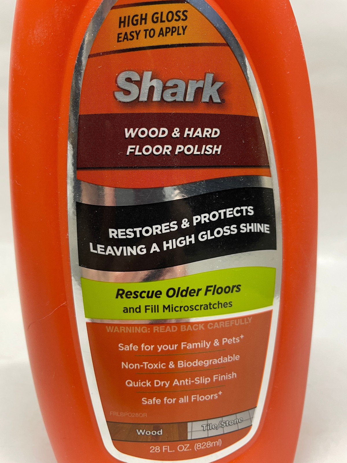 SHARK Wood & Hard Floor Polish 28oz High Gloss Restores & Protects – Brand New