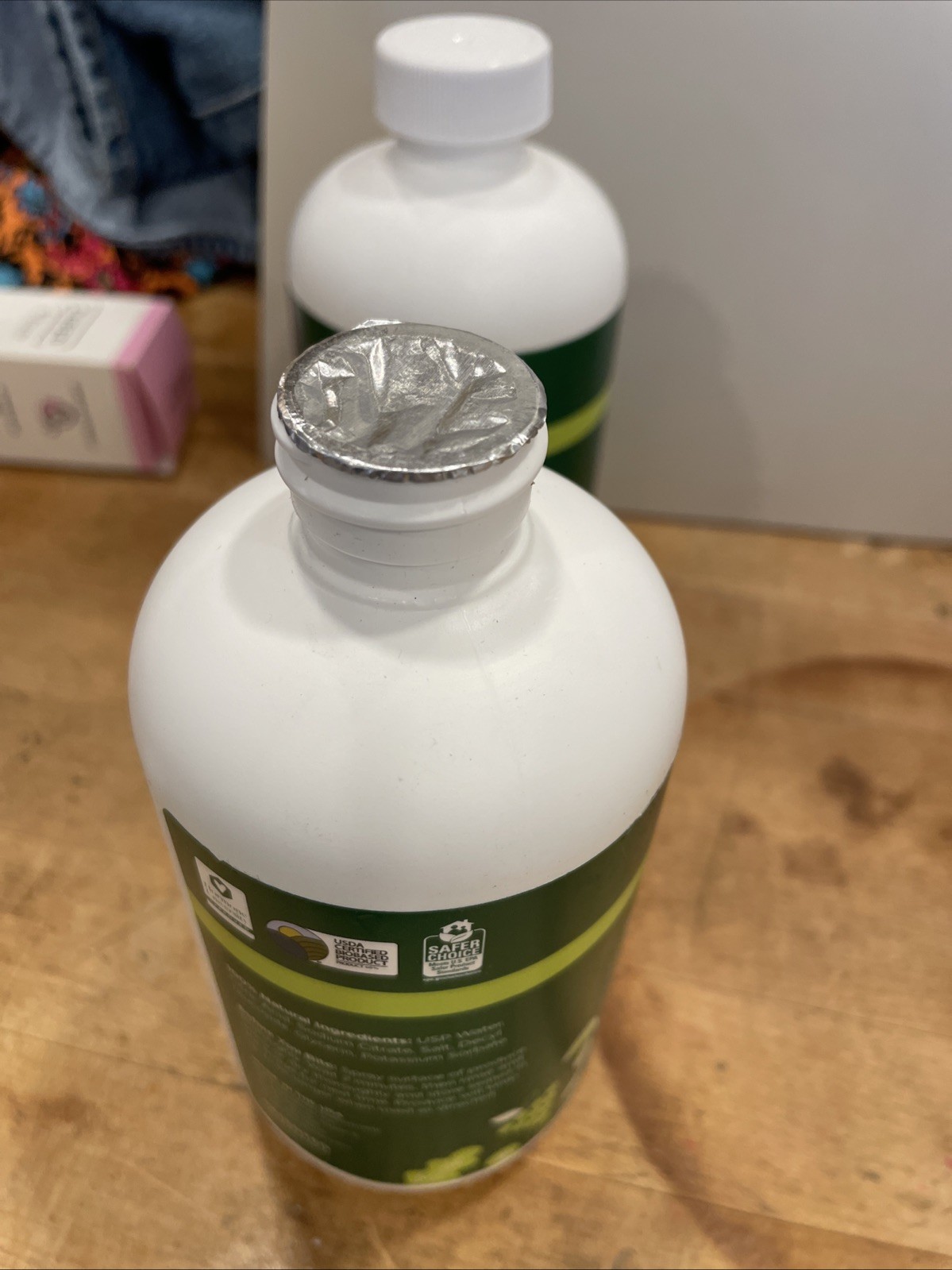 2 Bottles Clean Boss Triple-Action Fruit + Veggie Wash 12oz Eat Cleaner Natural