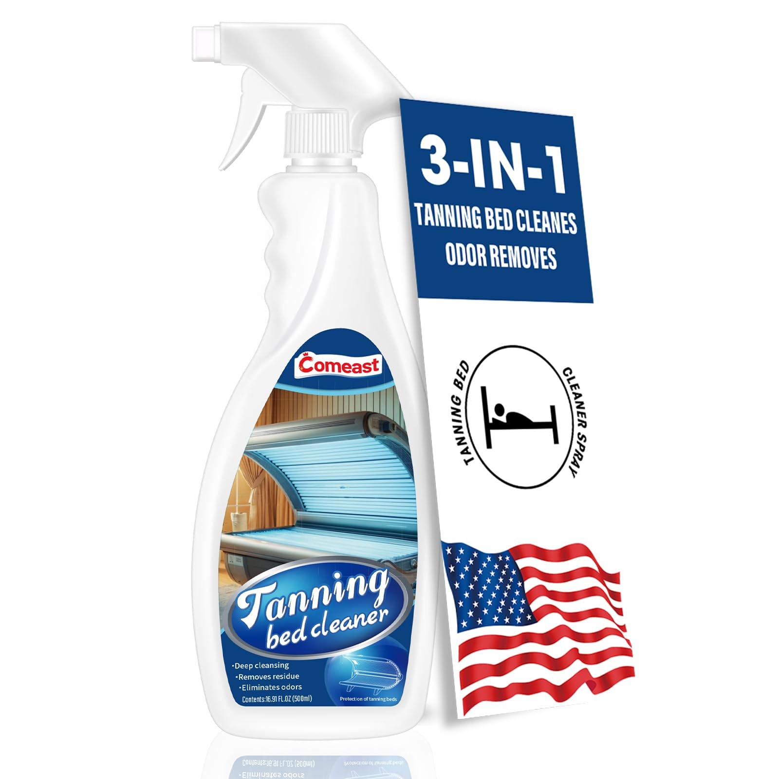 Tanning Bed Cleaner for Indoor Tanning Beds, Plastic Solution Spray Cleaner, …