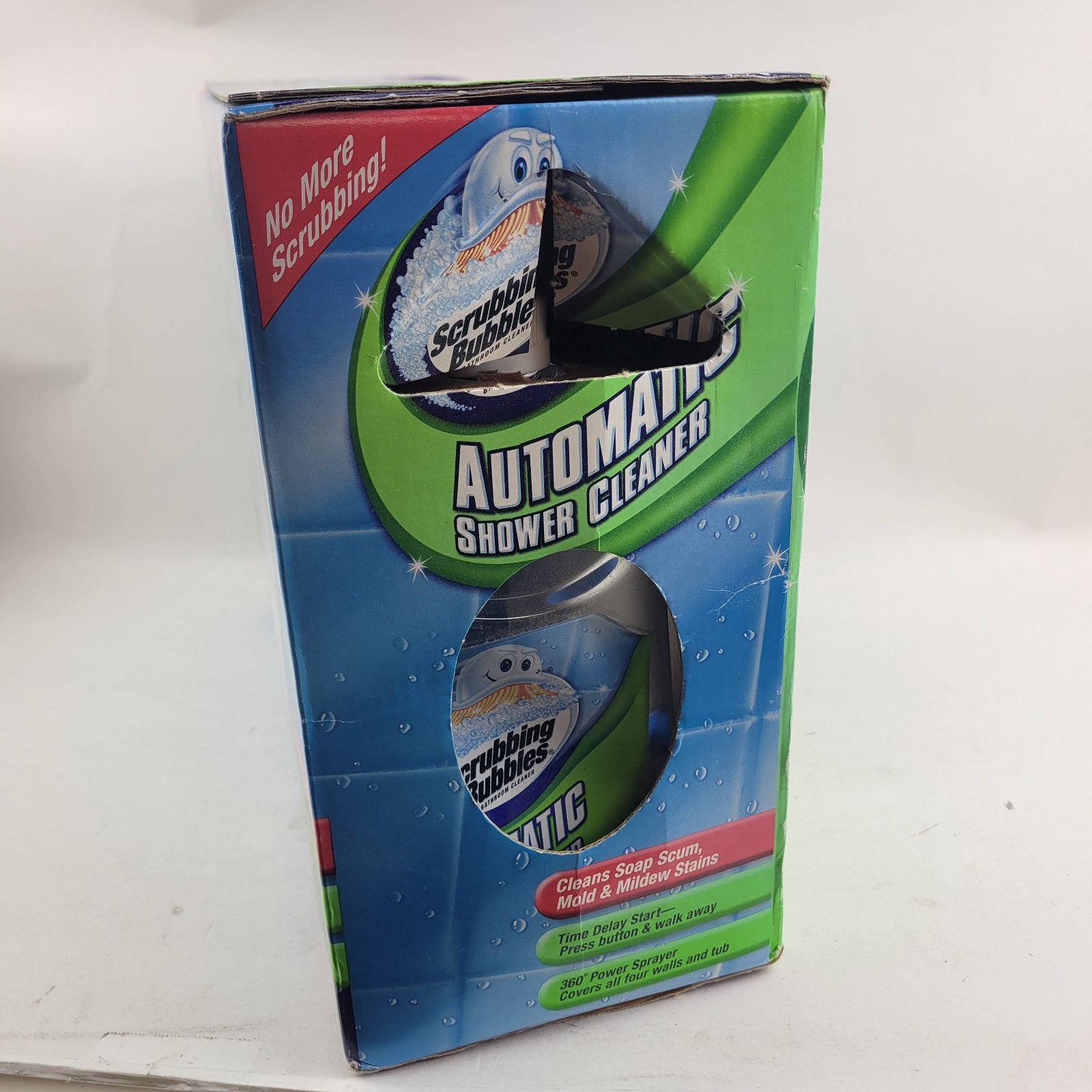 Scrubbing Bubbles Automatic Shower Cleaner Kit With 2 Bottle Solution New Sealed