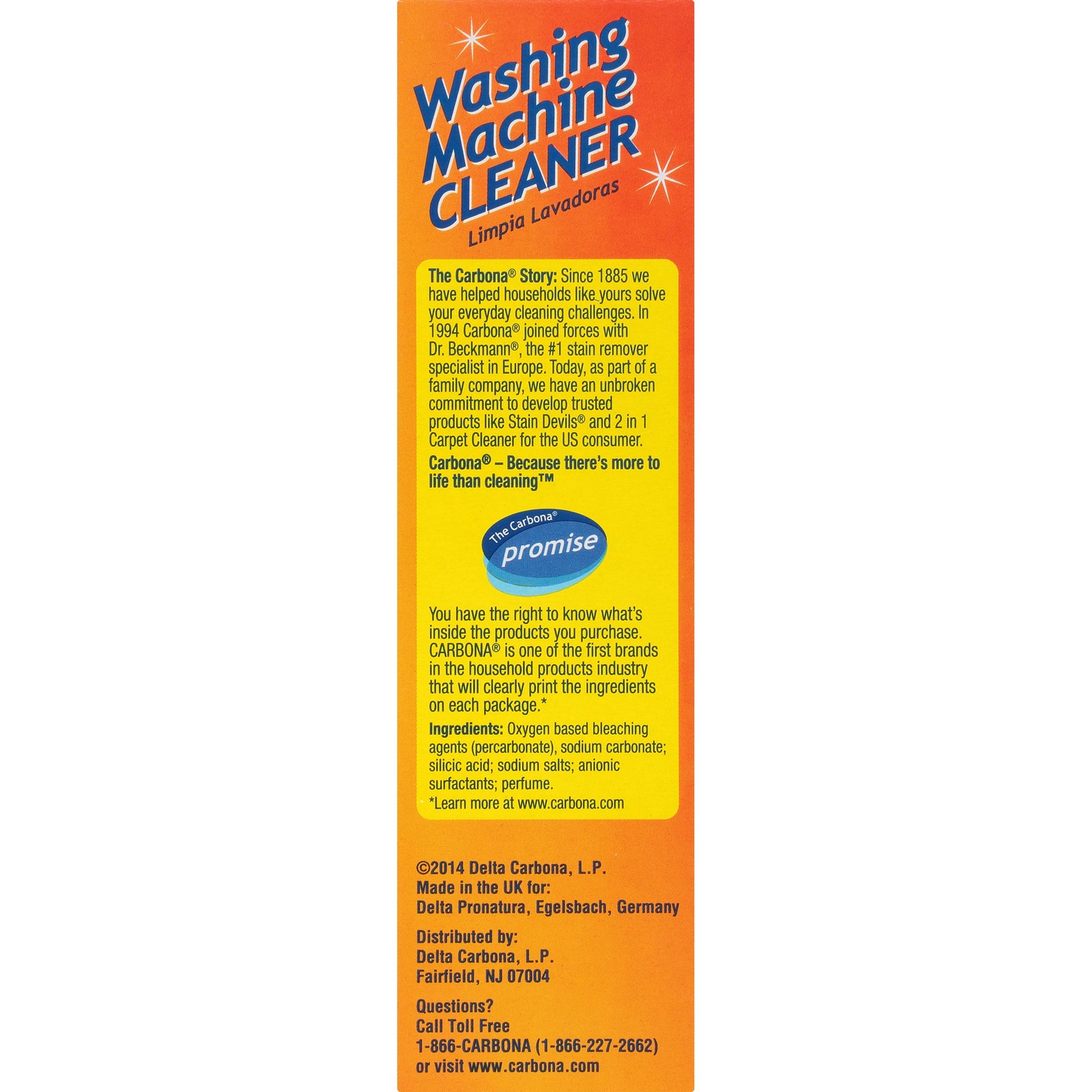 Washing Machine Cleaner Eliminates Odor Residue Deep Clean 3 Count 1 Pack