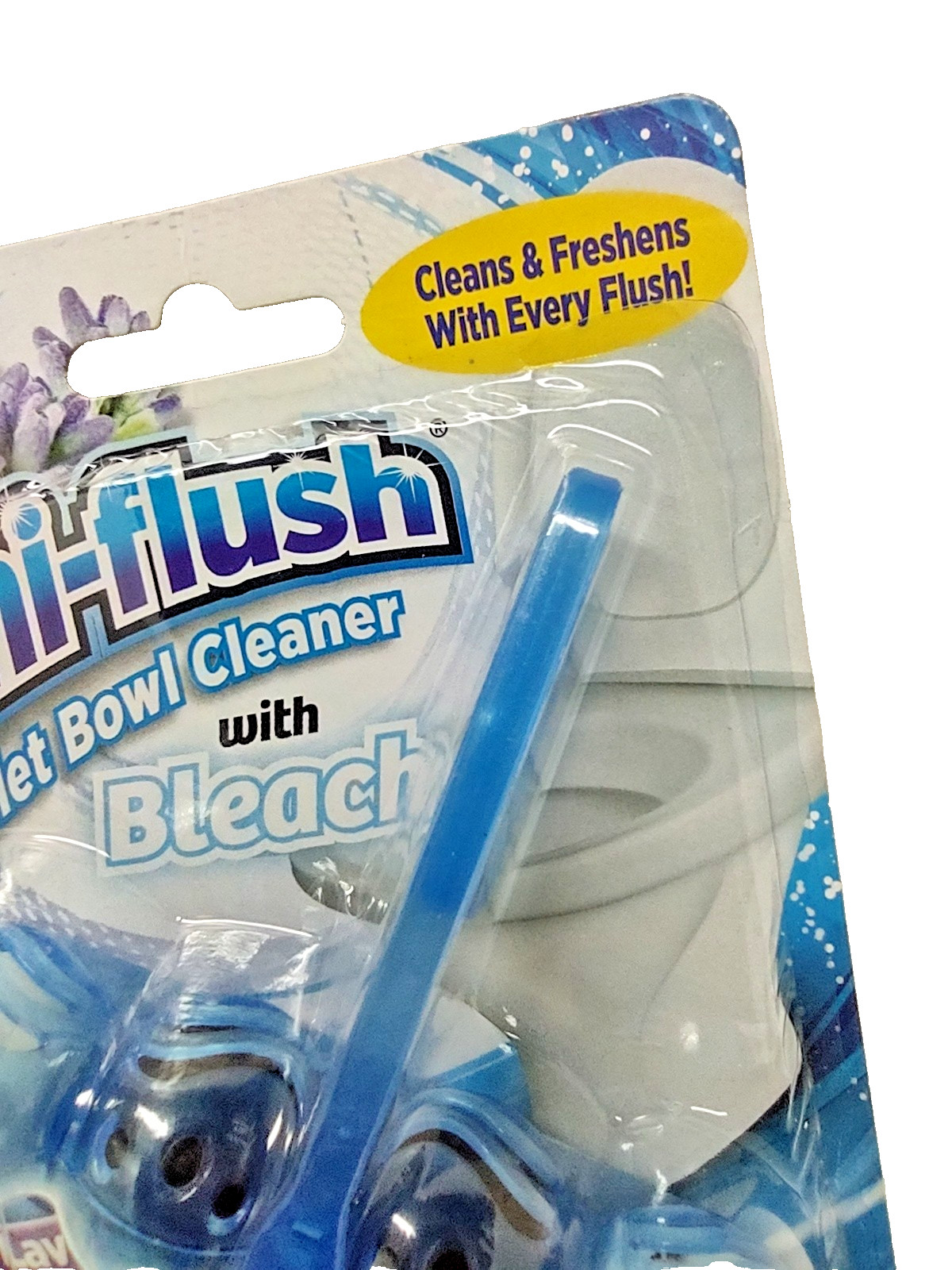 ( Lot 4 ) Sani-Flush Toilet Bowl Cleaner Lavender w/Bleach 4Balls Hanger 2 Oz Ea