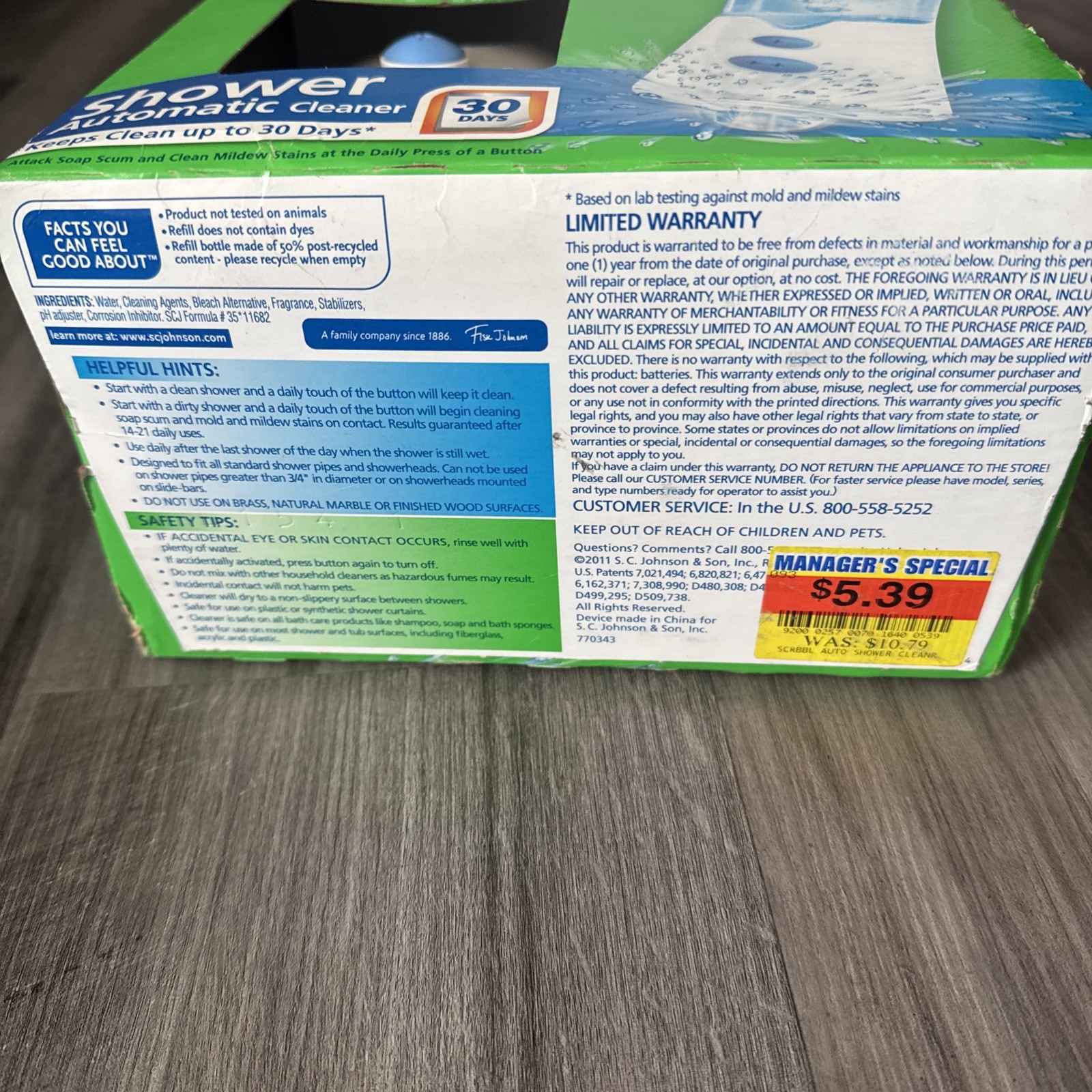 NEW Scrubbing Bubbles Automatic Shower Cleaner Bathroom 2 Button Booster Set Kit