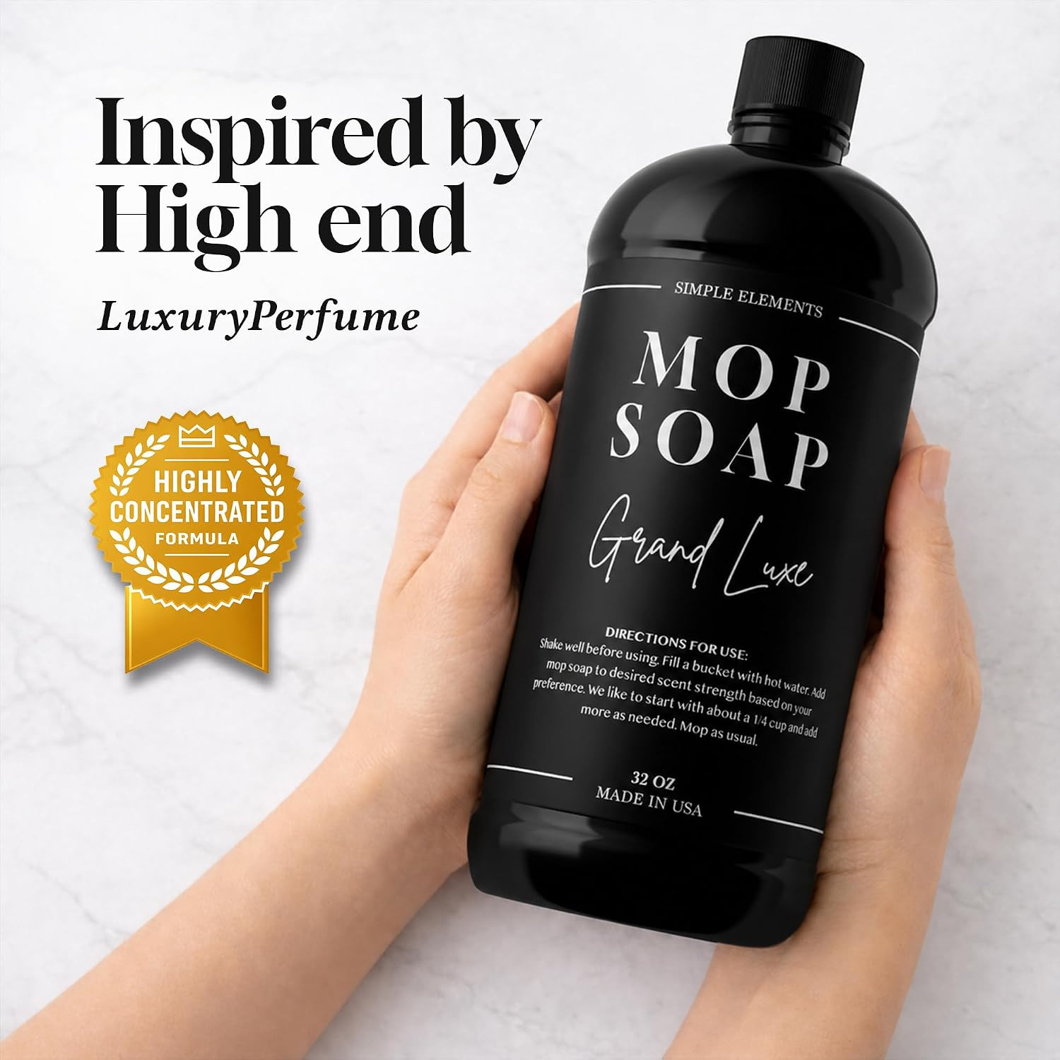 Luxury Mop Soap – Highly Scented Floor Cleaner, Concentrated Formula, No Streaks