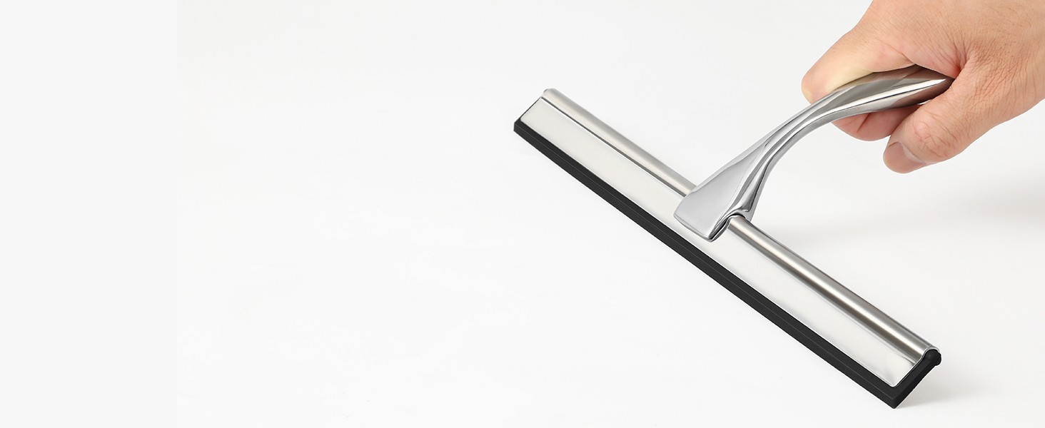 Hiware All-Purpose Shower Squeegee for Shower Doors, Bathroom, Window and Car