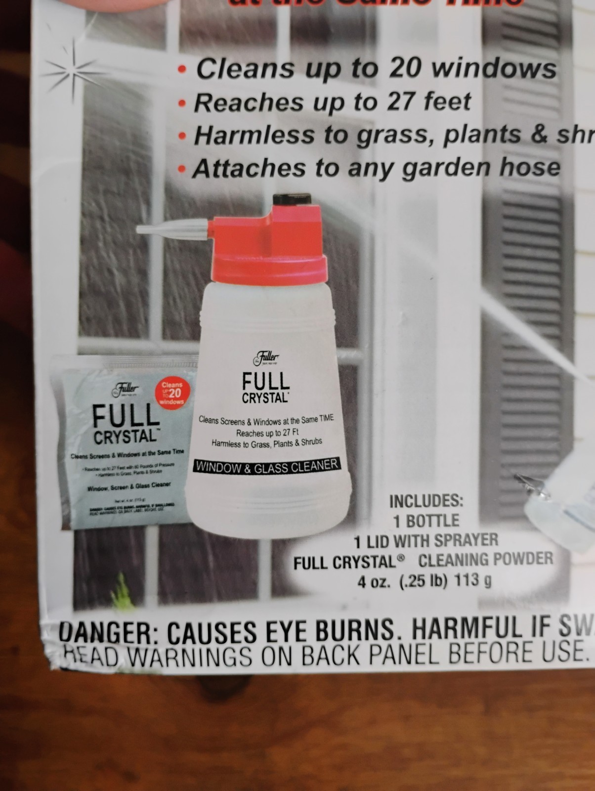 Fuller Brush FBFC-6 As Seen On TV Full Crystal Window Outdoor Surface Cleaner