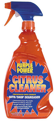 PURPLE POWER 4398PS Citrus Cleaner, 32 oz Bottle, Liquid, Pleasant Orange