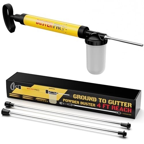 Diatomaceous Earth Powder Duster 4FT Adjustable Pump Applicator & Sprayer