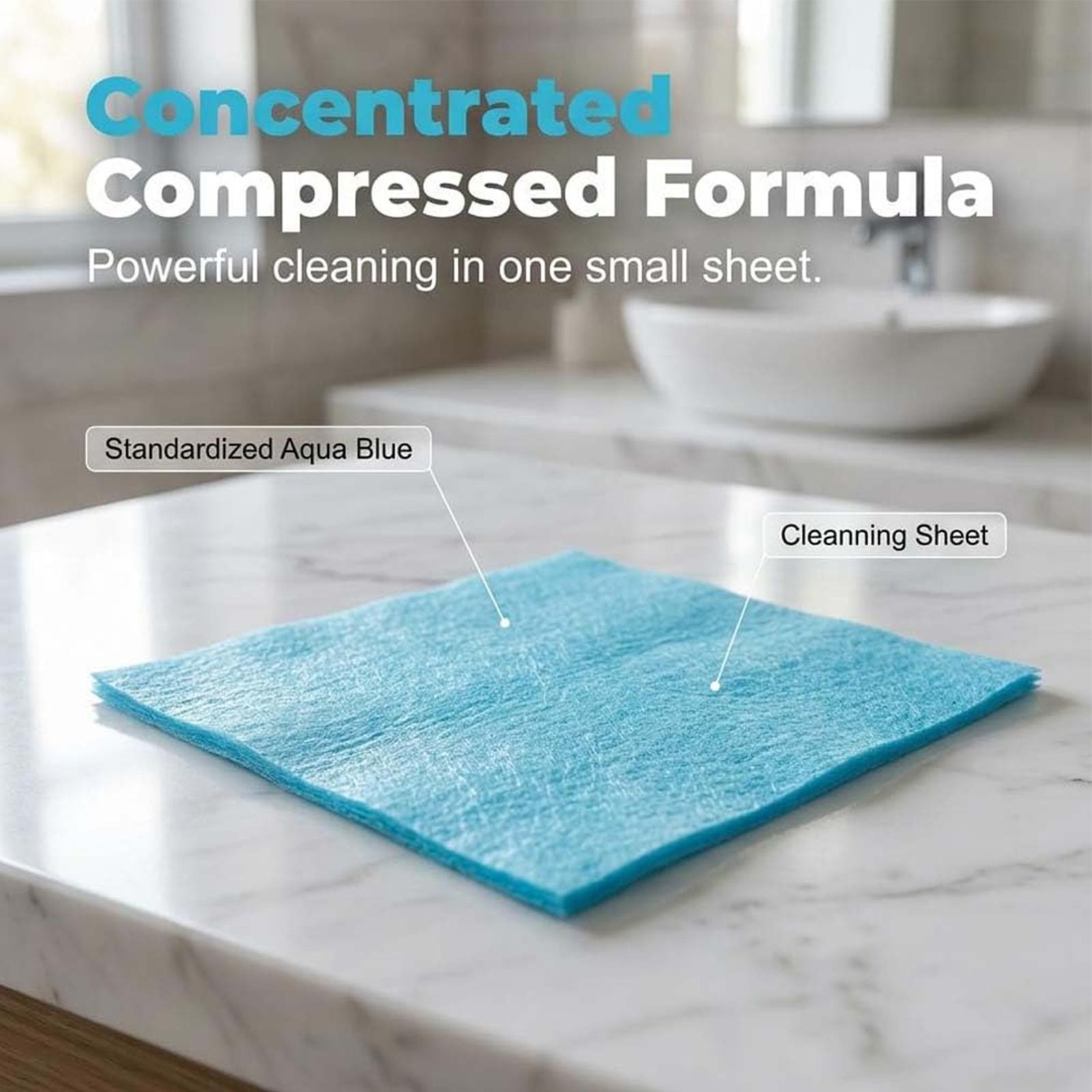 Multi-Effect Floor Cleaning Sheets,30pcs Water-Soluble Floor Cleaning Sheets