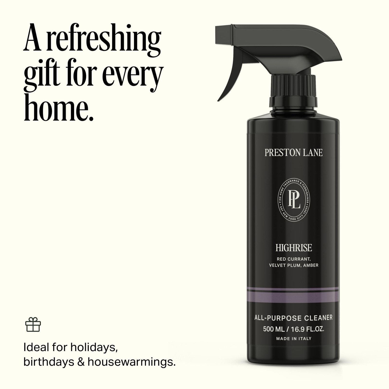 Luxury All-Purpose Cleaner, Highrise Scent | Bio-Based Multi-Surface Spray | …