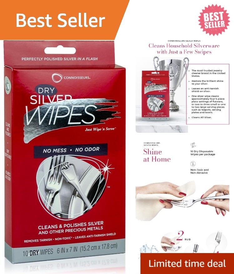 10 Disposable Wipes for Effortless Silver Care – Remove Tarnish Quickly