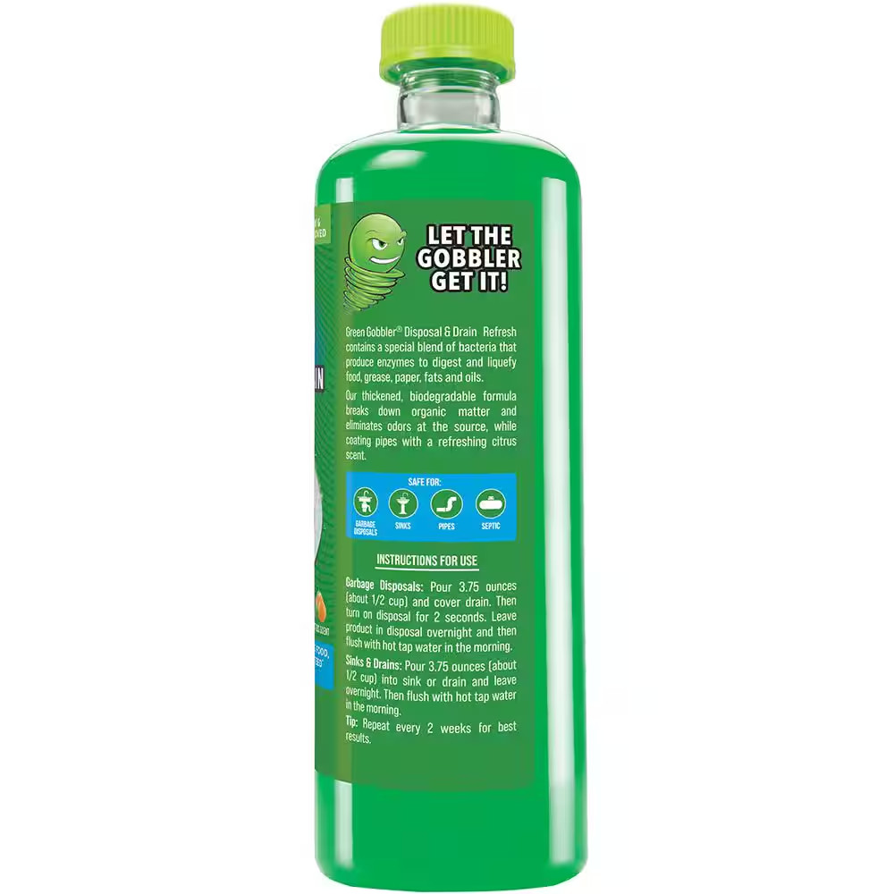 22.5 Oz. Garbage Disposal and Drain Odor Eliminator and Enzymatic Drain Cleaner
