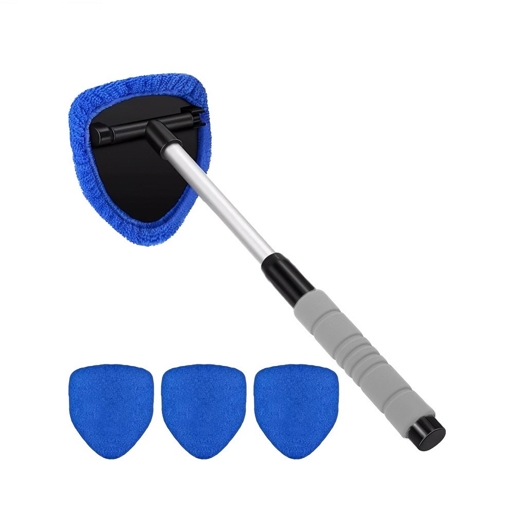 Windshield Cleaning Tool Kit Car Window Glass Wiper Cleaner Brush Extendable