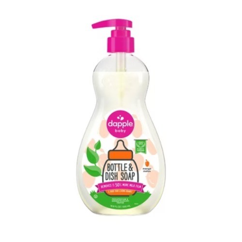 Dapple Baby Bottle & Dish Soap – Mango Melon Scent – 16.9 fl oz