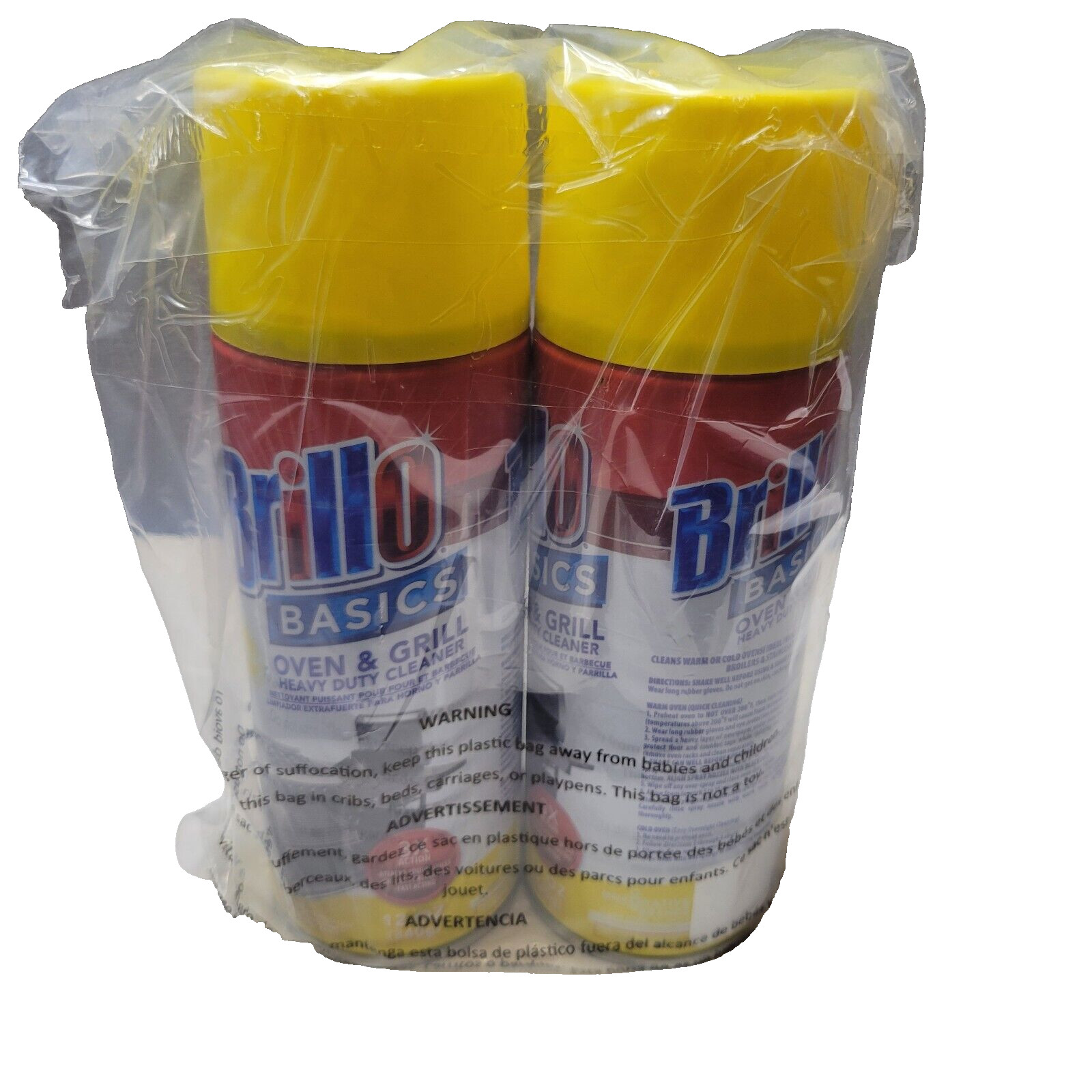 Brillo Basics Oven and Grill Cleaner Heavy Duty 12 Oz 2PK