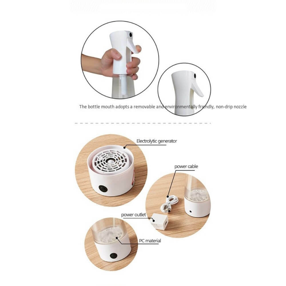 EZClean Multipurpose Disinfecting Electrolized Water (Sodium Hypochlorite) Maker