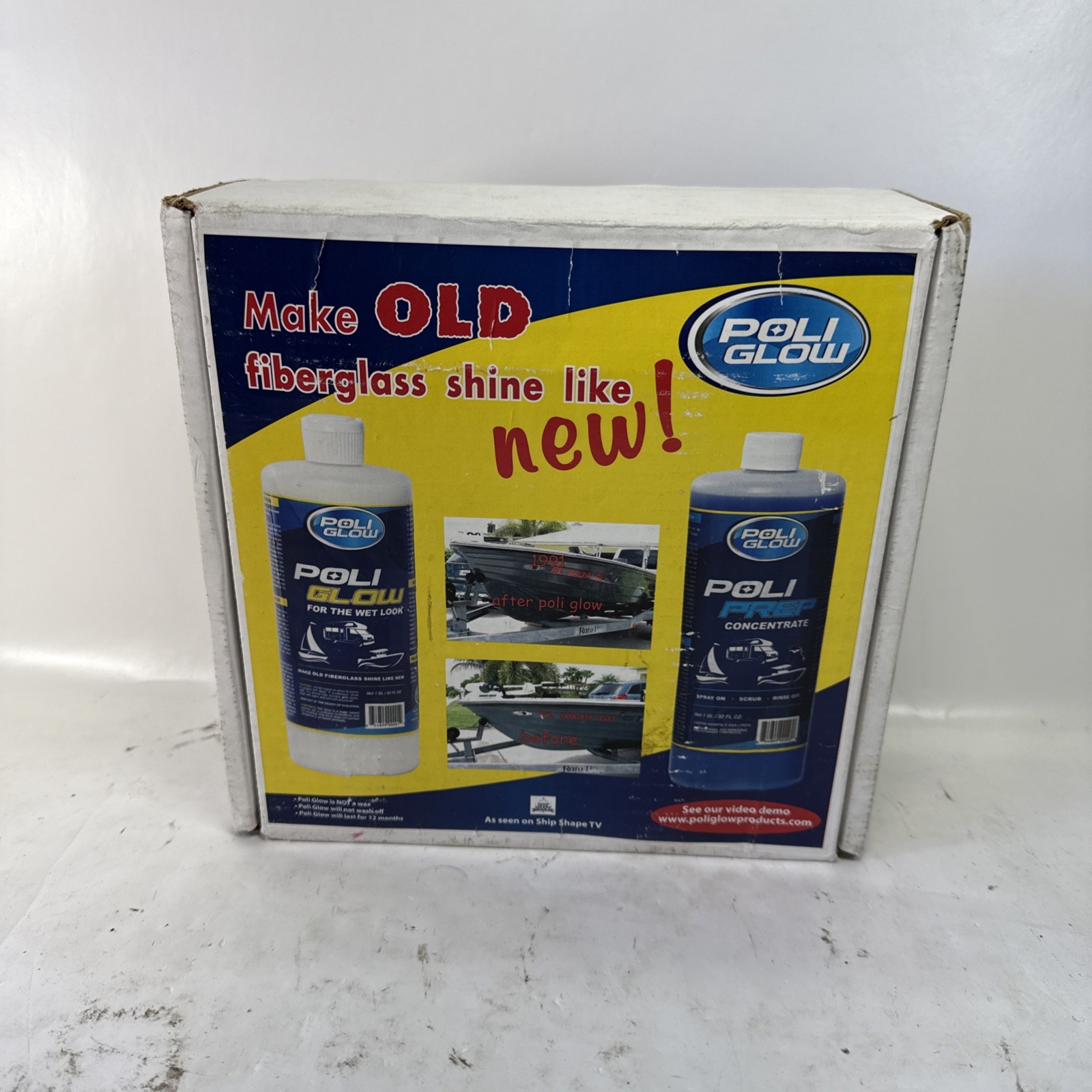 Poli Glow Boat RV Restoration Fiberglass Kit Complete Fiberglass Restorer | NEW