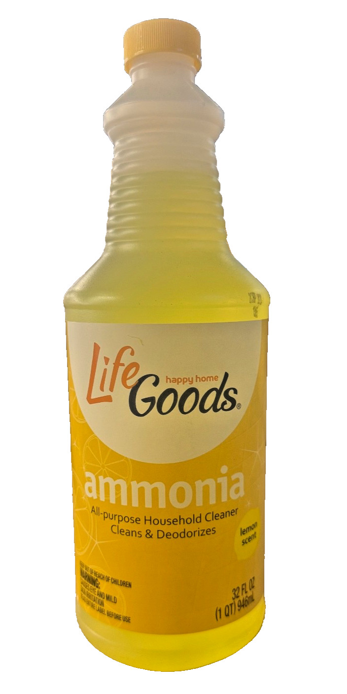 Lf Goods Ammonia All purpose Household Cleaner Cleans & Deodorizes lemon scent