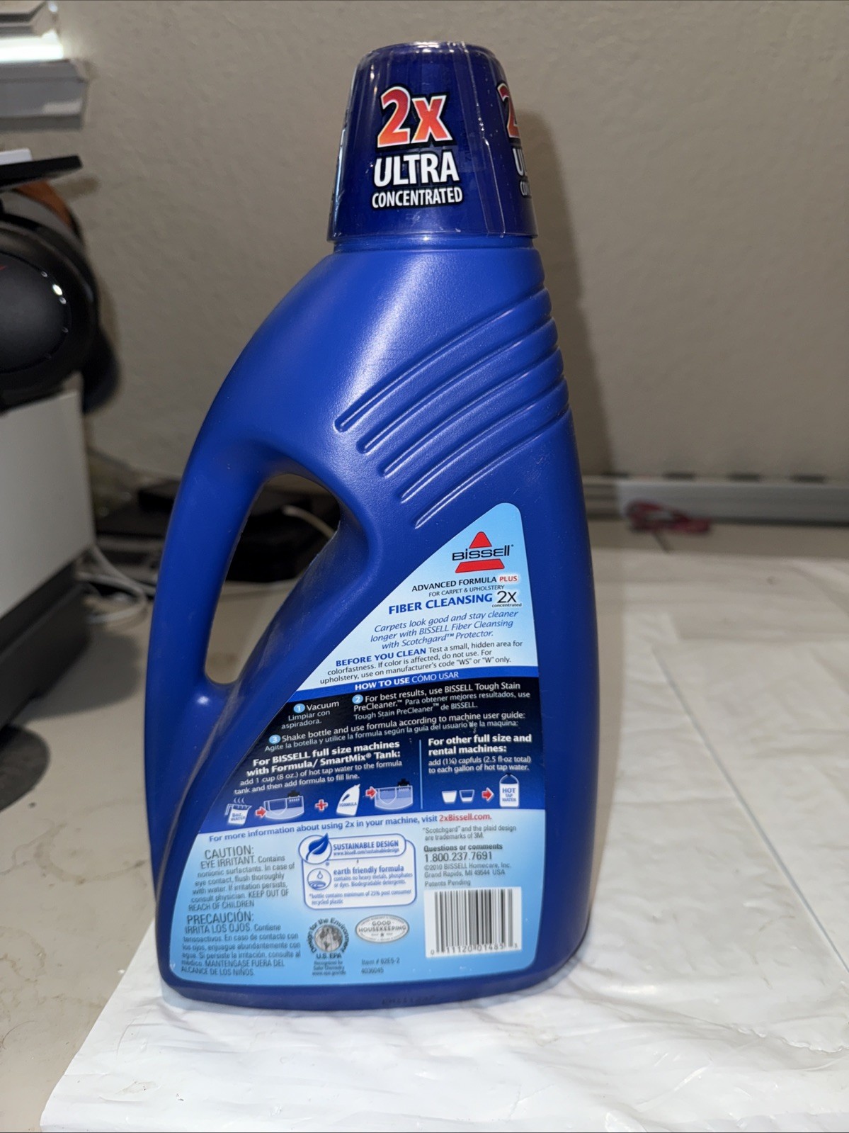 Bissell 2X Deep Clean + Protect Carpet Formula 60 oz Concentrate SEALED Bottle
