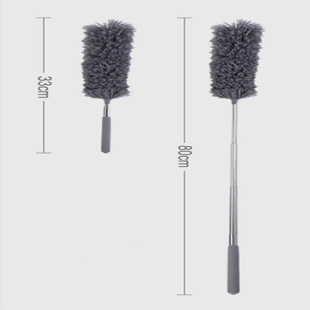 Microfiber Duster Soft Feather Dusting Brush Household Extendable Cleaning Tool