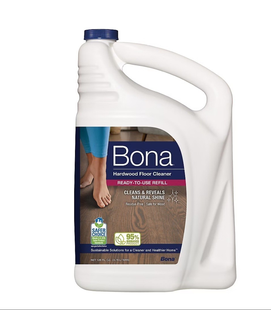 Bona® Hardwood Floor Cleaner Refill Unscented 128 fl oz free and fast shipping