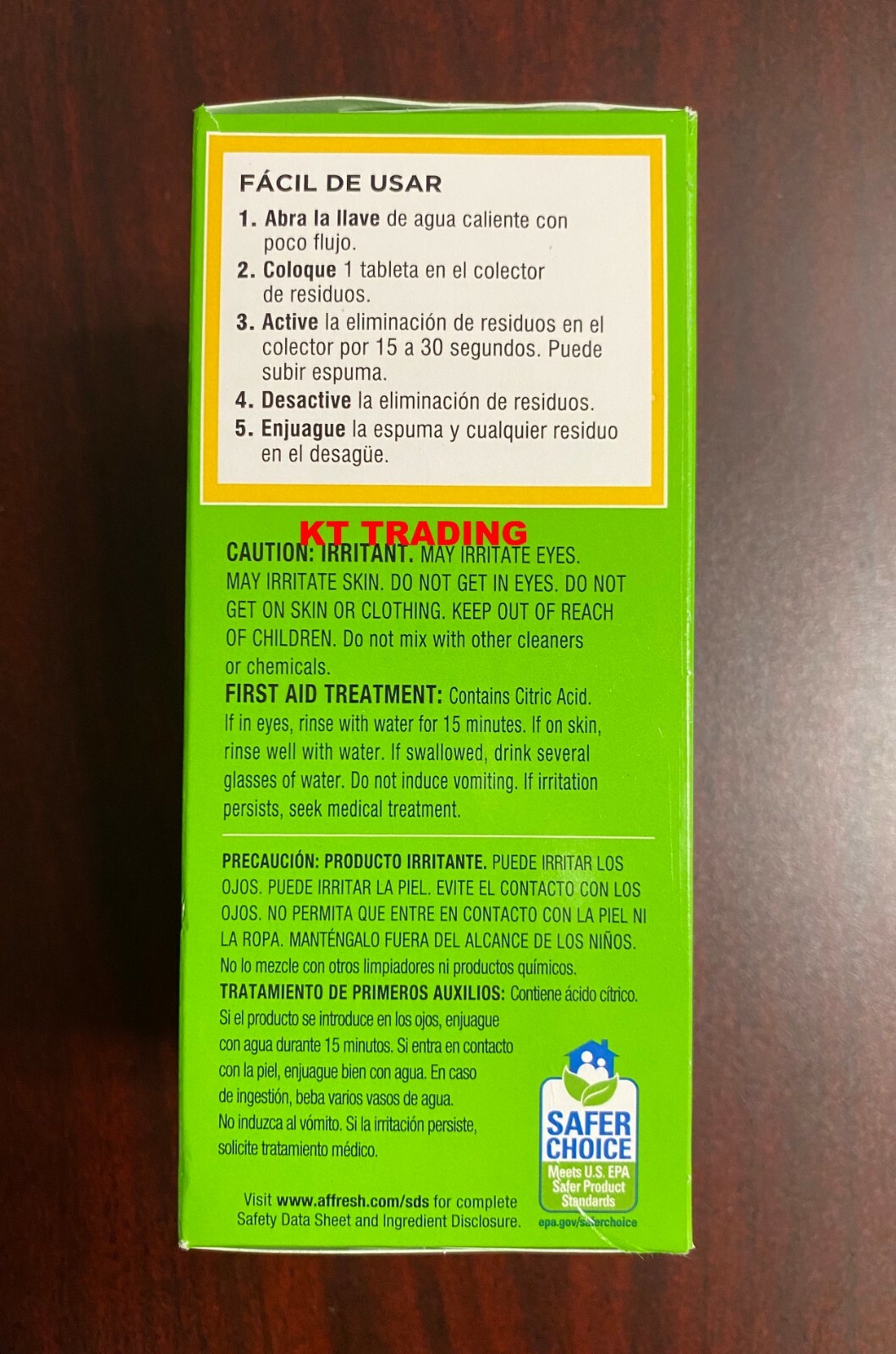 (6-Pack) Affresh DISPOSAL CLEANER Remove Odor w/ Foaming Action ~ Citrus Scent