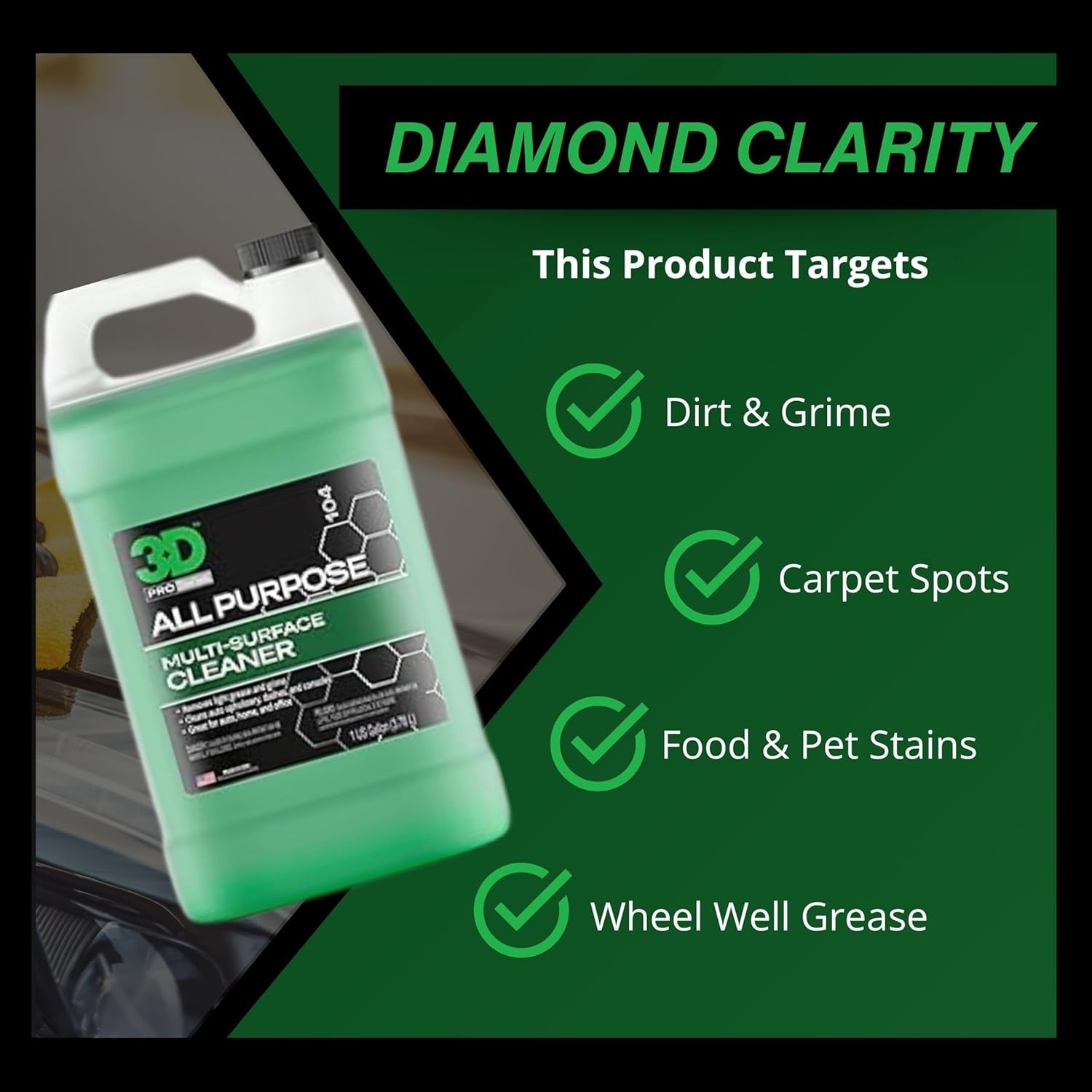 All Purpose Cleaner – High-Performance Interior & Exterior Car Cleaner for Vi…