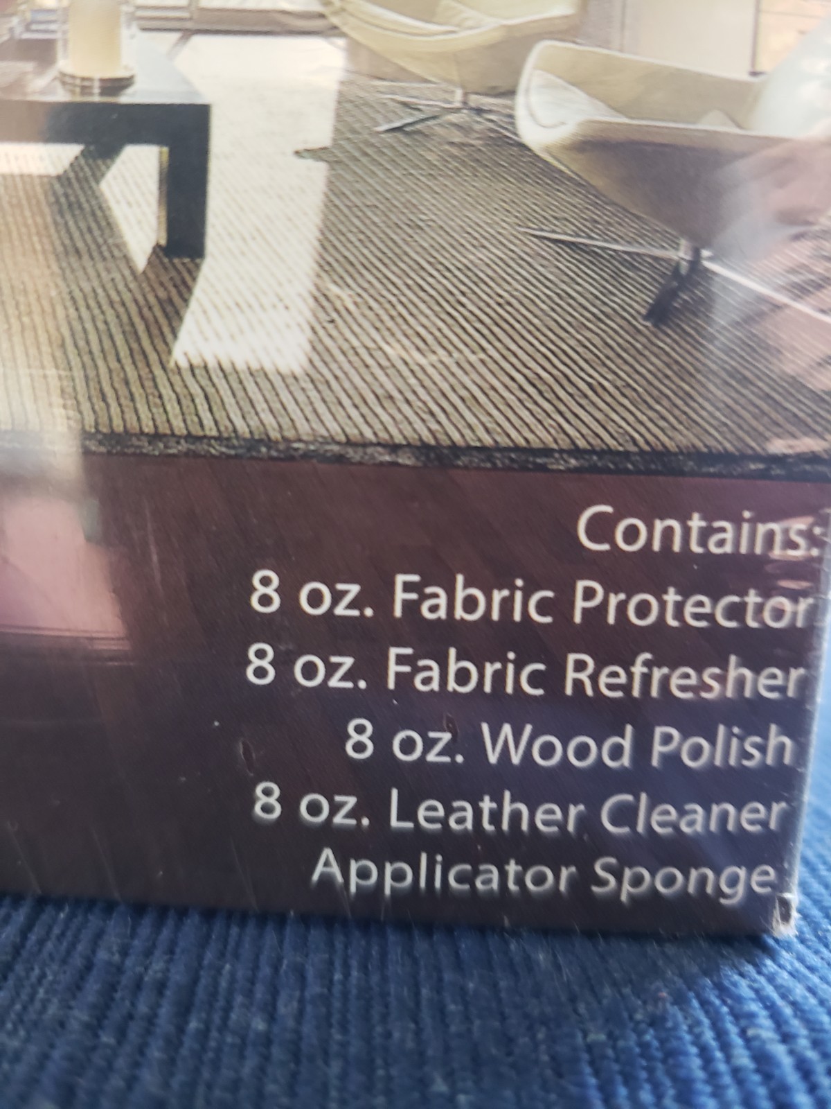 New in box FURNITURE CARE PROTECTION Combo Set Leather, Fabric Wood Cleaner