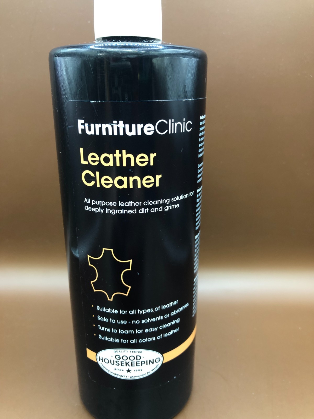 Furniture Clinic Leather Cleaner All Purpose Solution 17oz Bottle For Dirt/Grime