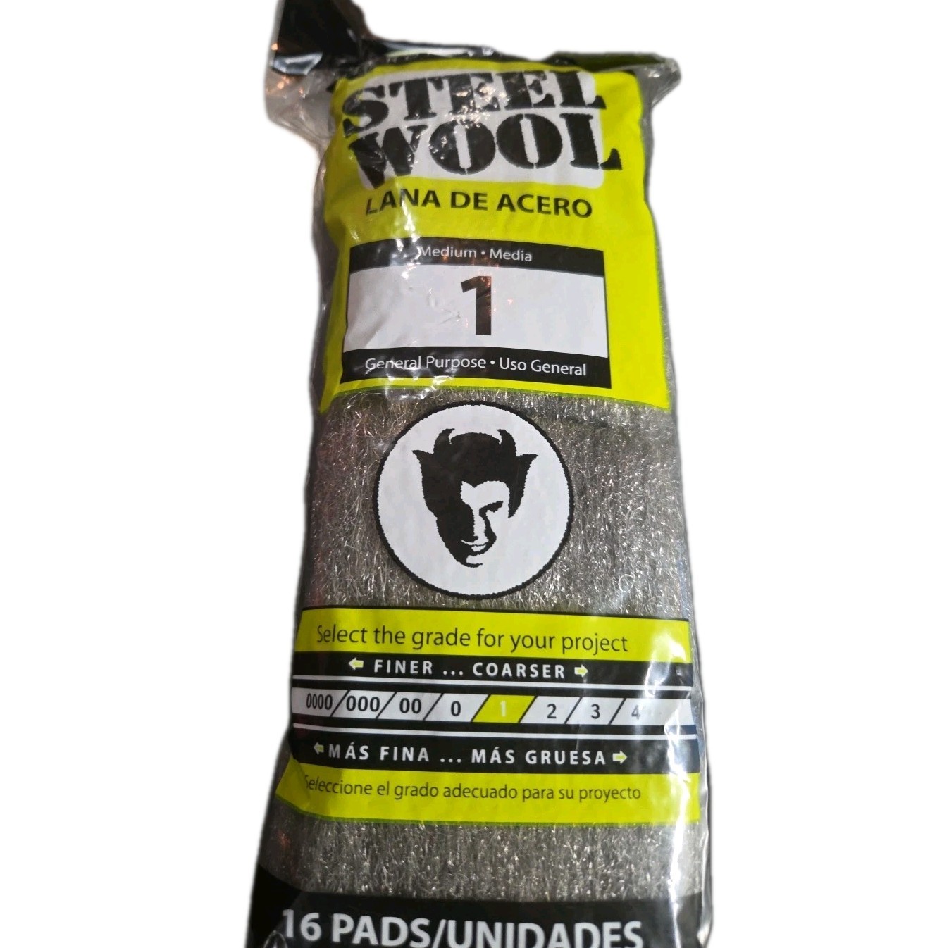 Red Devil – 1 Grade Steel Wool: General Purpose Pack of 16