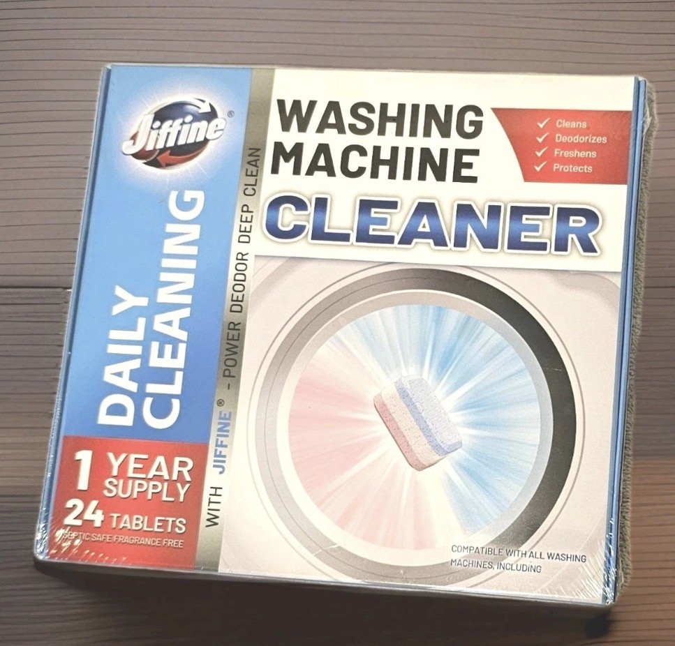 Jiffine Washing Machine Cleaner Tablets  designed to deep clean, deodorize