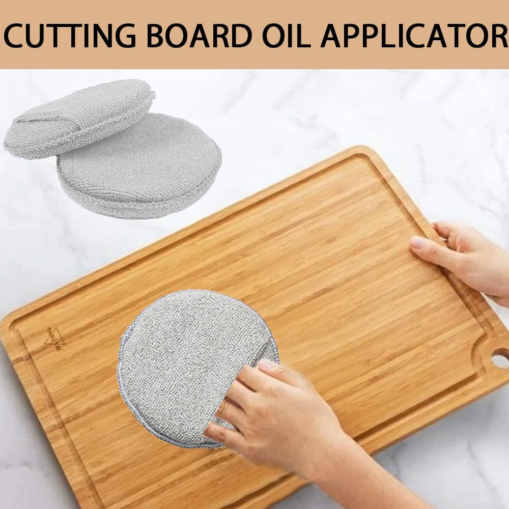 5-Inch Cutting Board Oil Wax Applicator for Maintaining Cutting Board & Woode…