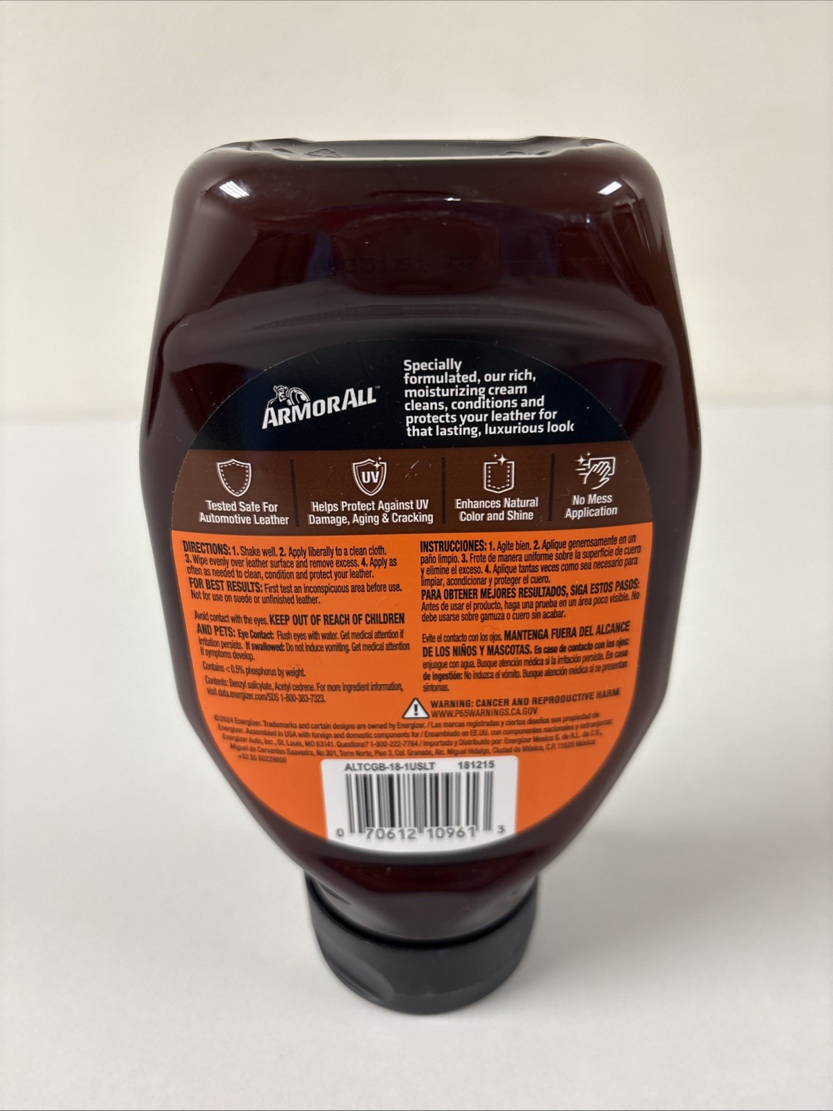 *Armor All Leather Care Gel – 18 fl oz G129