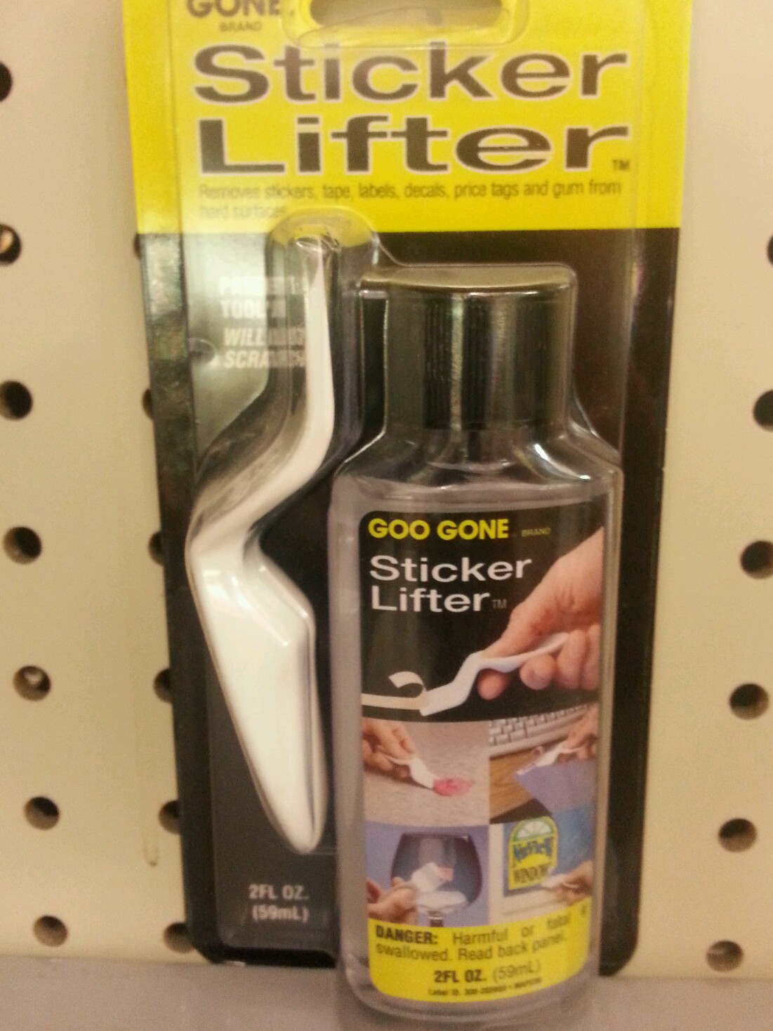 GOO GONE STICKER LIFTER Remove stickers, price tags, gum and more B