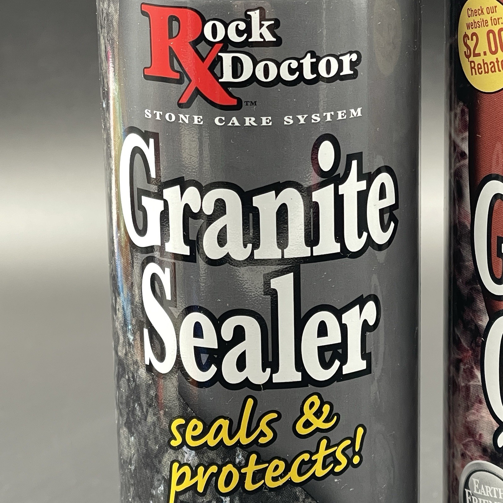 Rock Doctor Granite Sealer & Granite Quartz Polish 18oz Lot of 2 Full