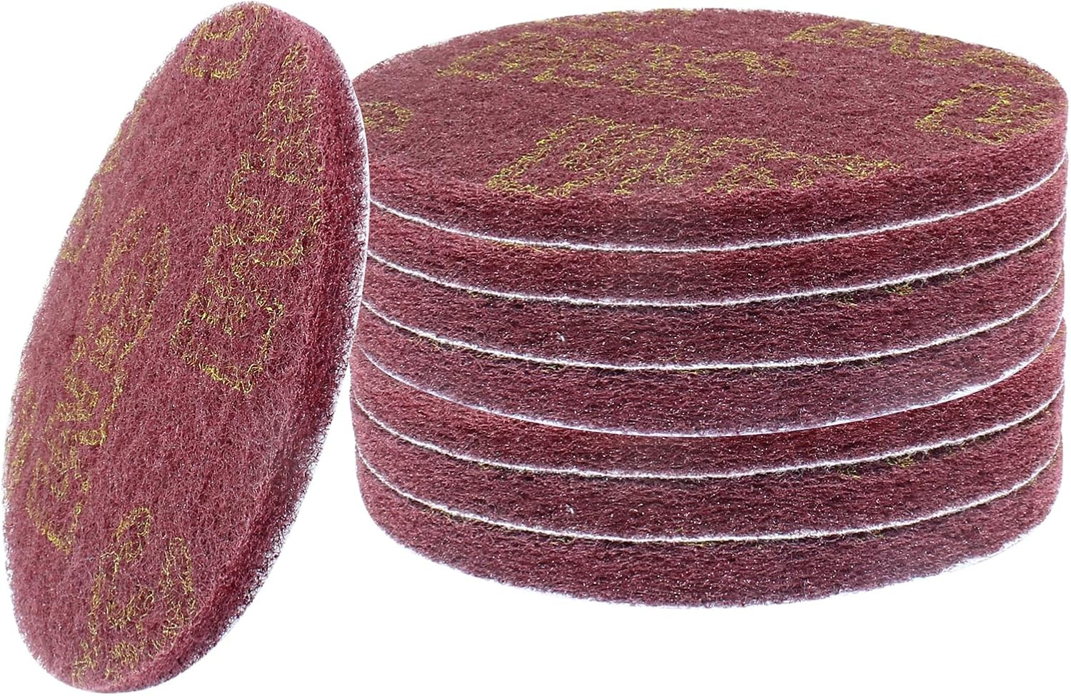 8Pcs Scrub Pads Round Scrubber Scouring Pads Abrasive Scuffing Tool for Home …