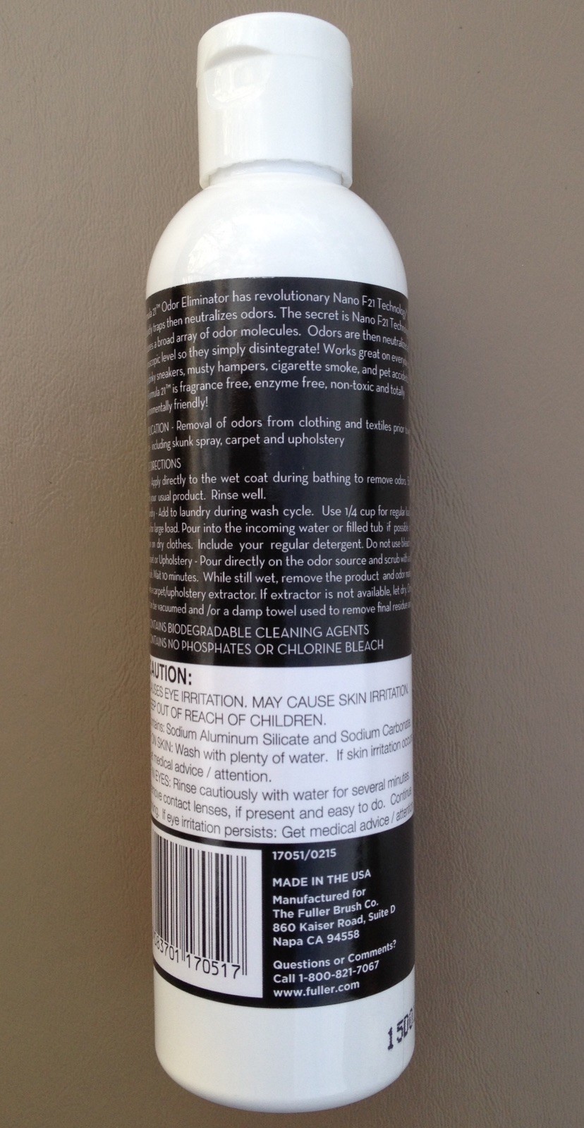 Lot of 2 LARGE 16oz. Formula 21 Odor Eliminator by FULLER BRUSH CO.