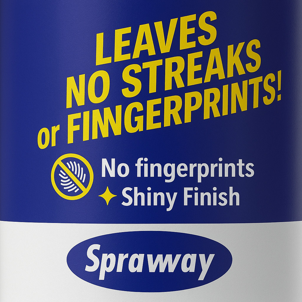 Sprayway Stainless Steel Cleaner & Polish 15oz 6Pack Foaming, Fingerprint Resist