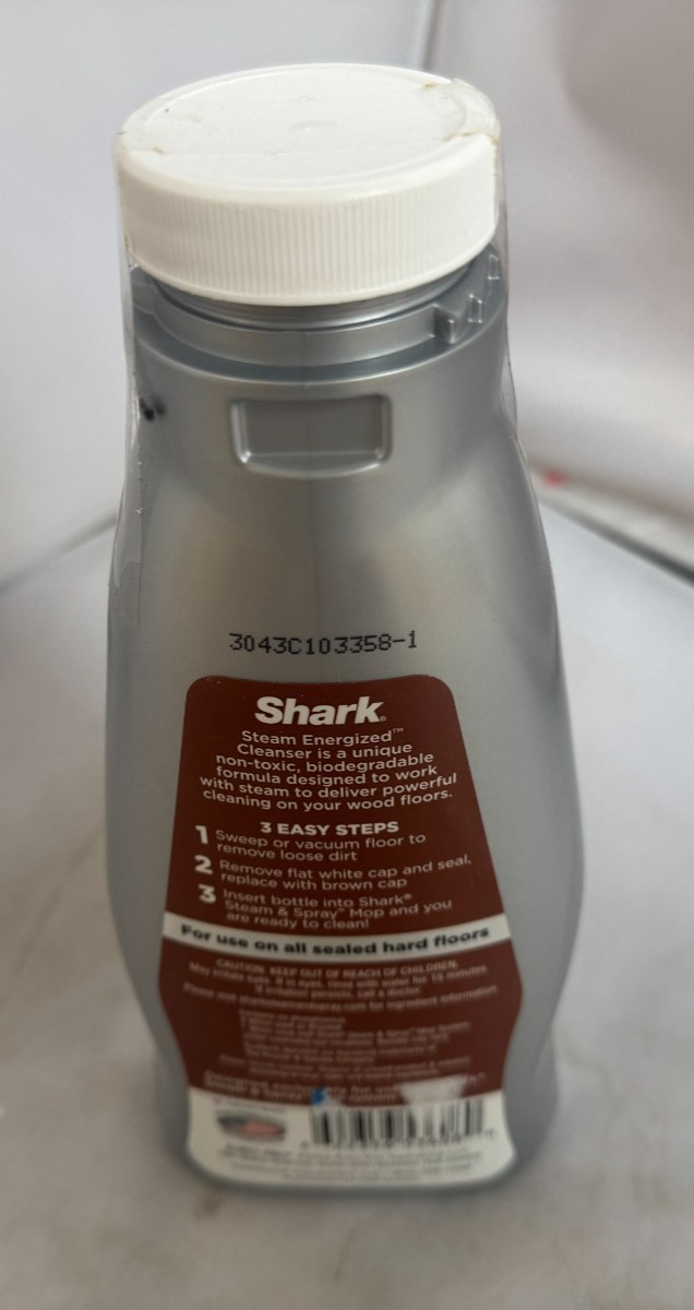 Shark Steam Energized Wood Floor Cleanser 20oz. New Unused Steam & Spray Mop