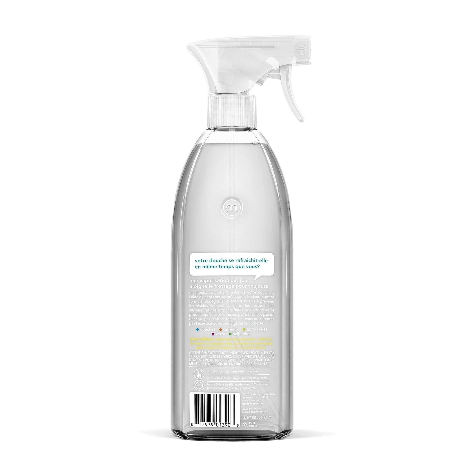Method Daily Shower Cleaner Spray, Eucalyptus Mint 28 Fl Oz (Pack Of 8)