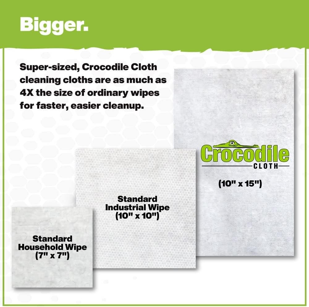 50 Count Extra-Large Cleaning Wipes, Safe on Skin, Ideal for Home & Work