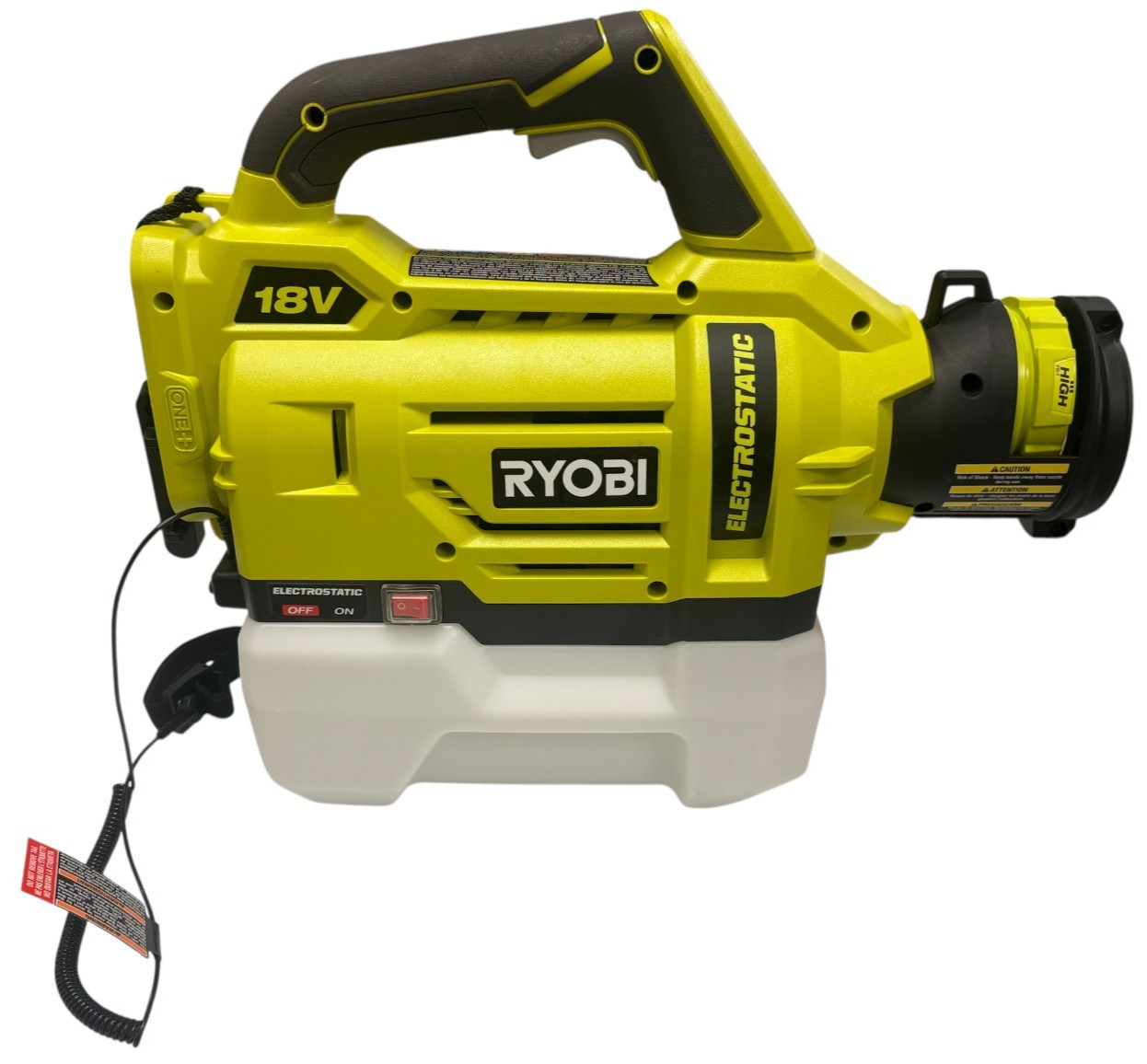Ryobi One+ 18V Handheld 1/2 Gallon Electrostatic Sprayer Tool Only P2809BTL