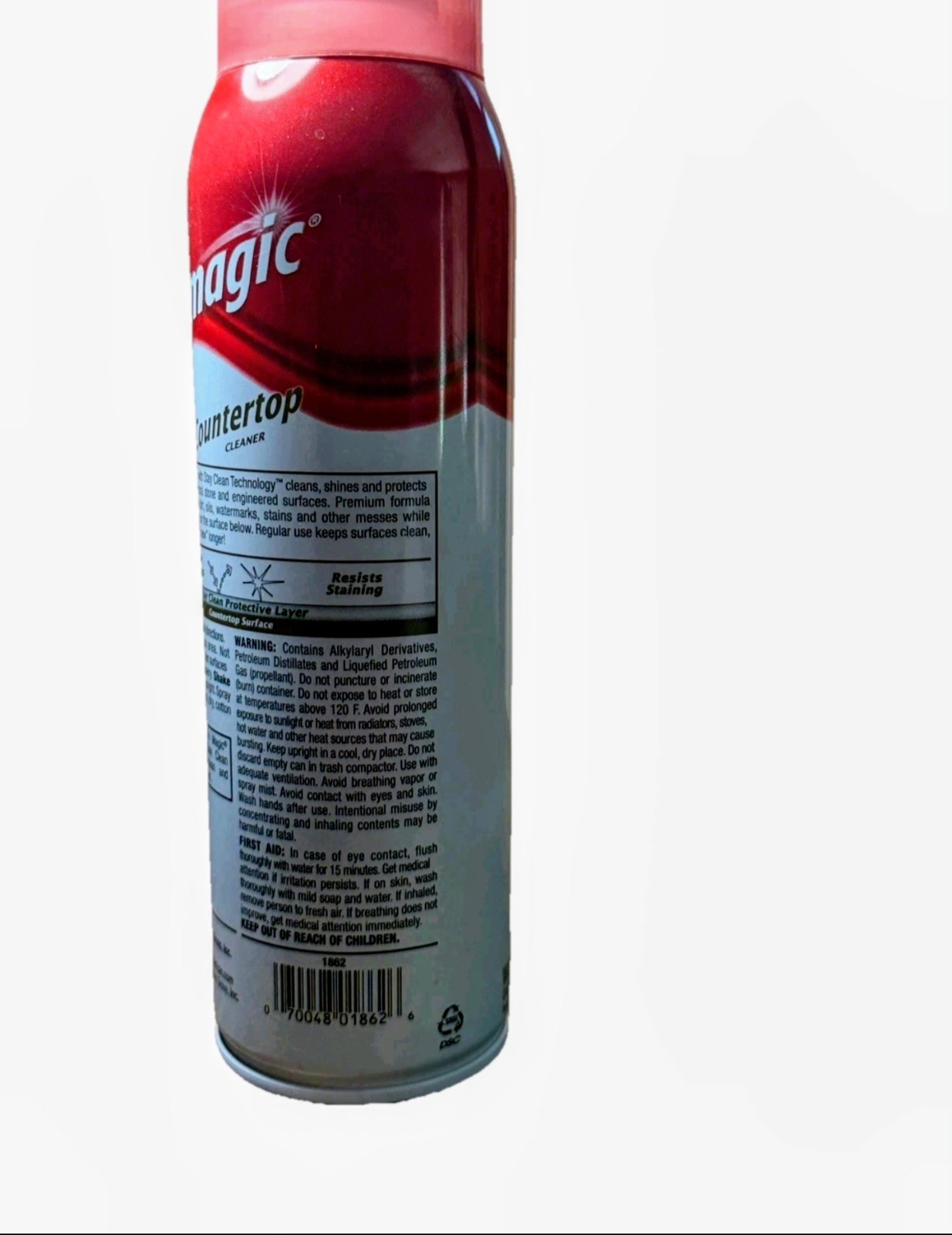 Magic Countertop Cleaner, Ideal for Laminate, 17oz DISCONTINUED Red/White Bottle