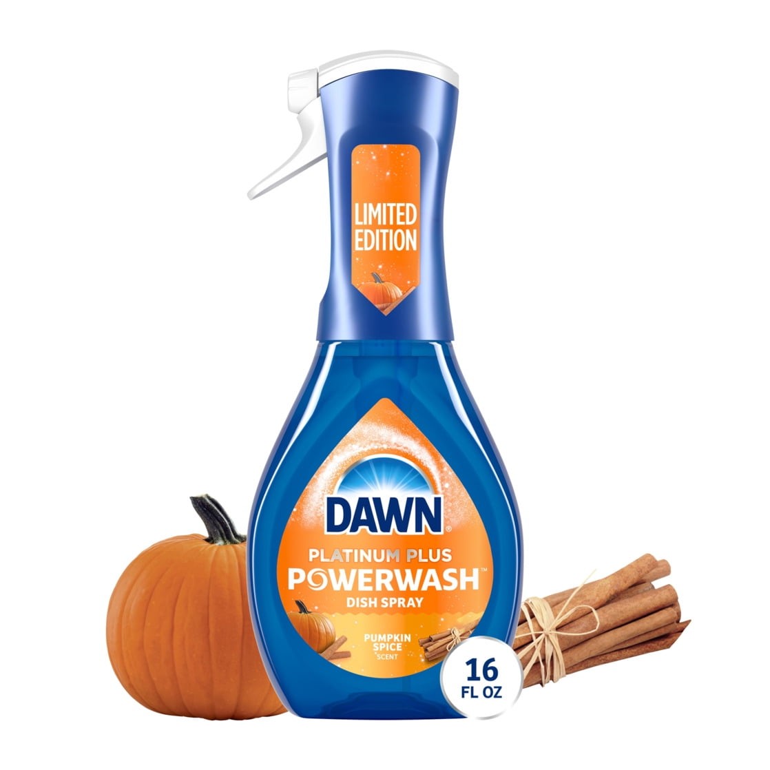 Pumpkin Spice Dishwashing Liquid Soap Powerwash Spray Starter Kit 16 fl oz