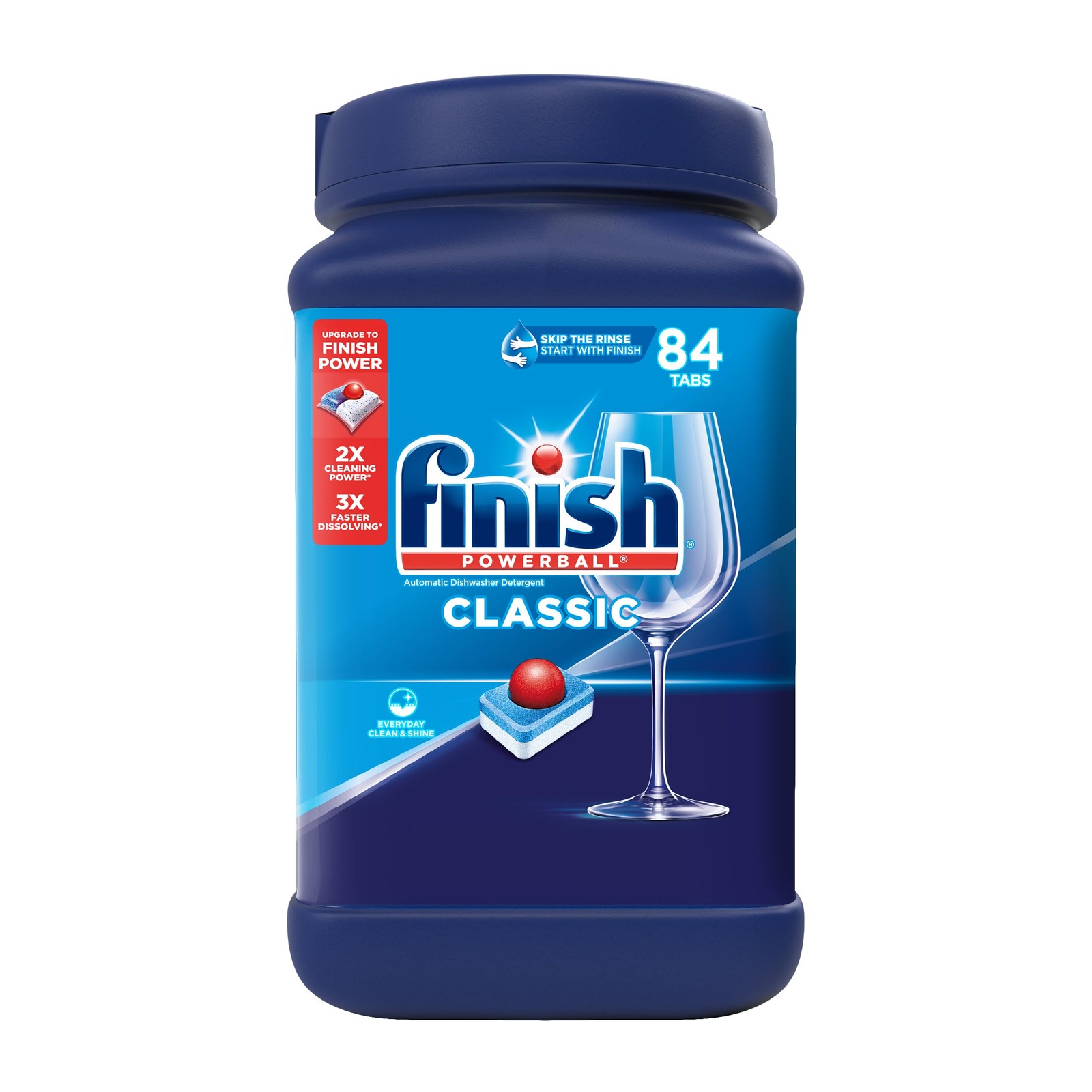 Finish Classic Dishwasher Pods, No Pre-Rinse Dishwasher Detergent Soap