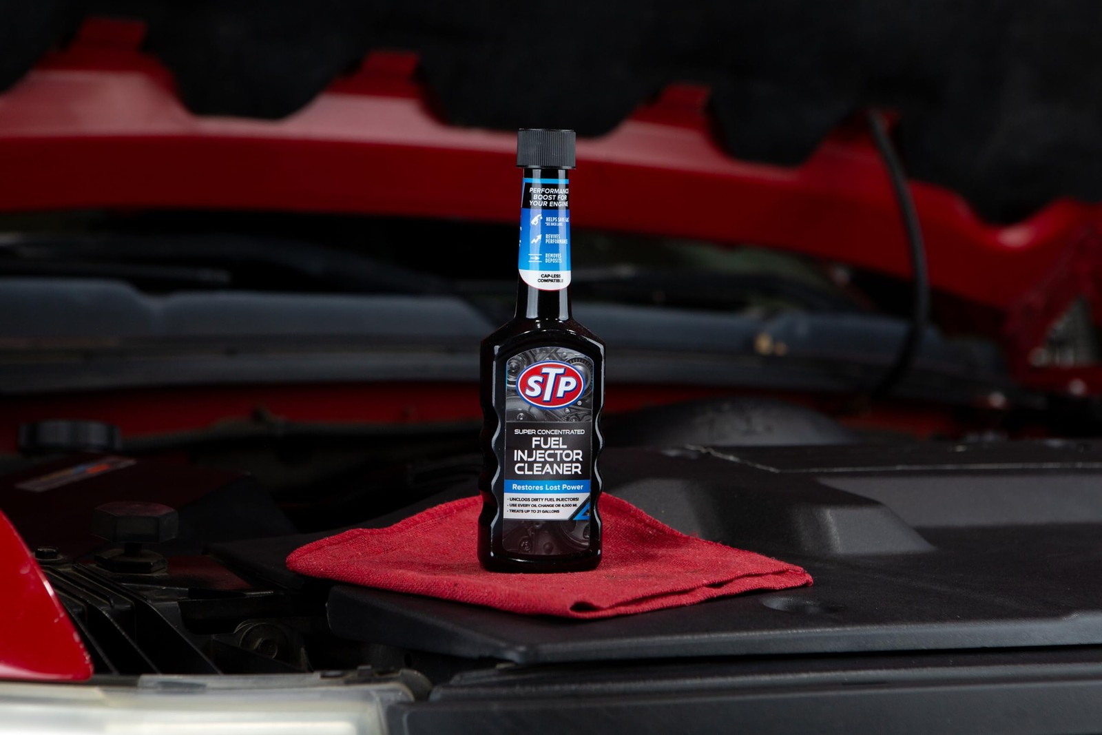 STP Super Concentrated Fuel Injector Cleaner 12 Pack 5.25 fl Oz Bottles