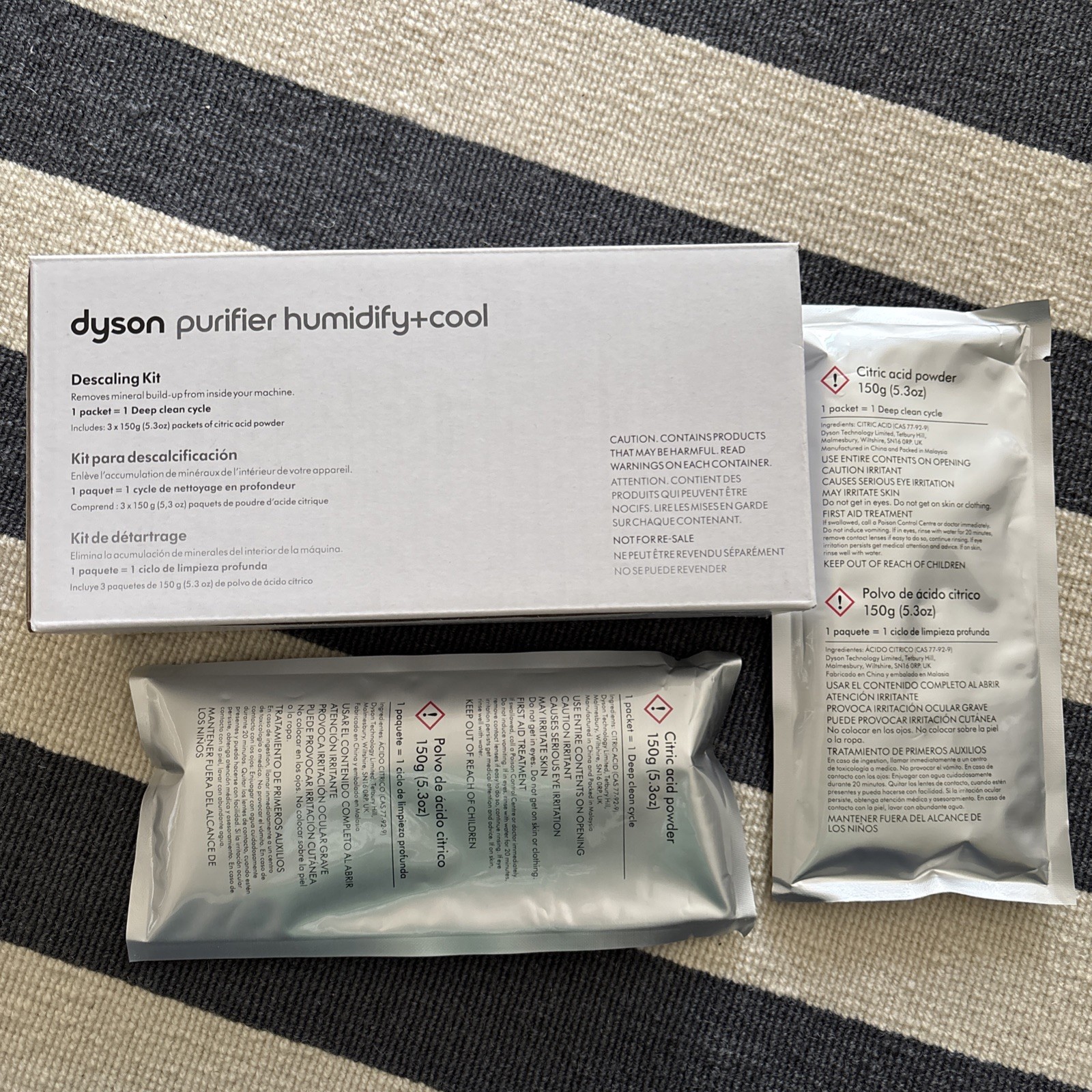 Dyson Purifier Humidify + Cool Cleaning and Descaling Kit. 2 Pack