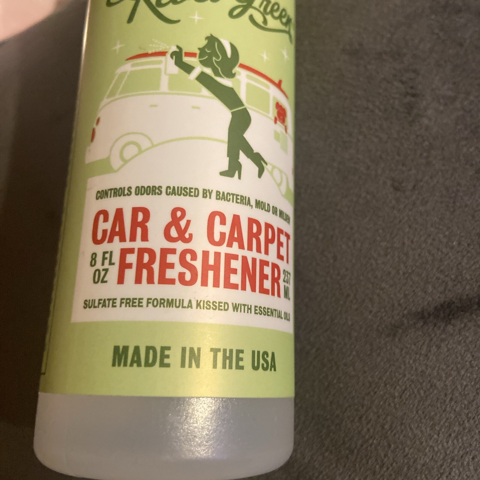 2 Rebel Green All Purpose Cleaning Spray And Car Carpet Freshener New!