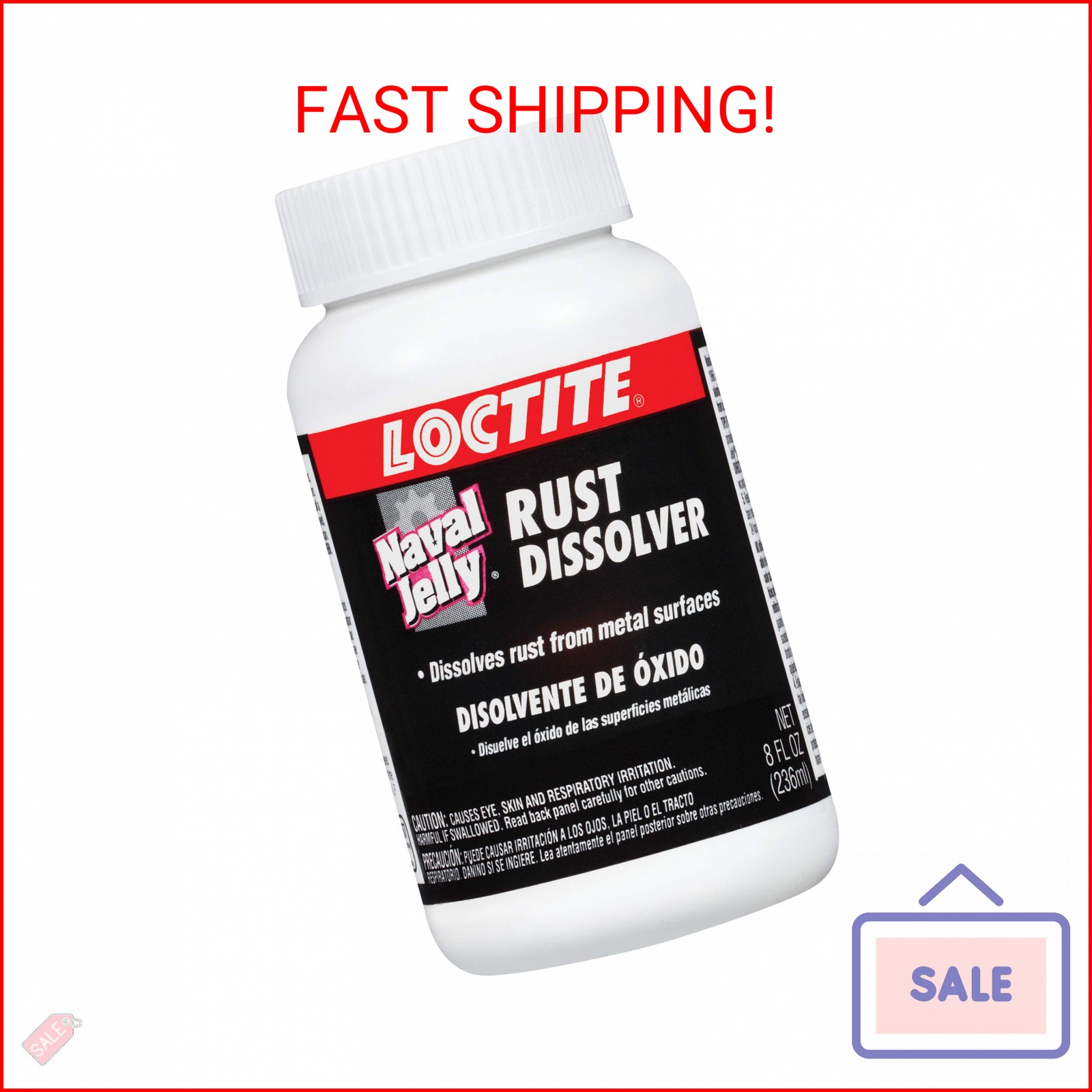 Loctite Naval Jelly Rust Dissolver, 8 fl oz, Bottle