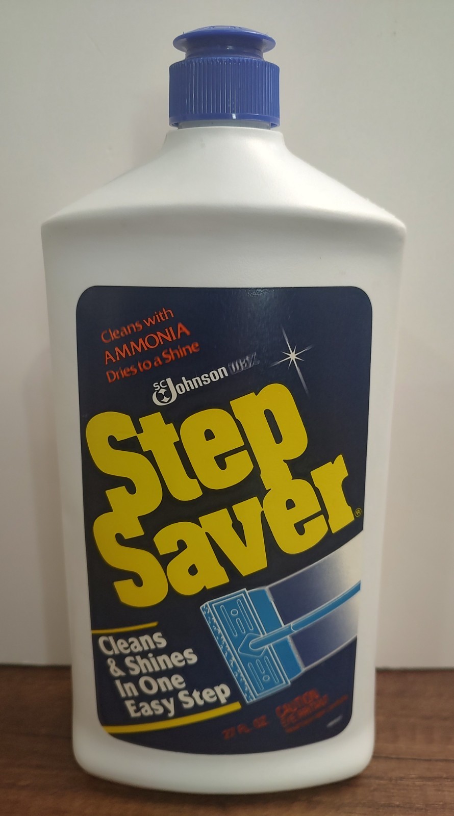 Johnson Wax Step Saver Clean & Shine Floor Care New Old Stock 1988 Vintage Prop
